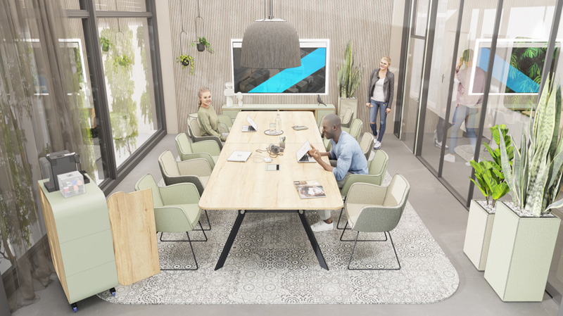 Rendering Büros der Firma FEBRÜ