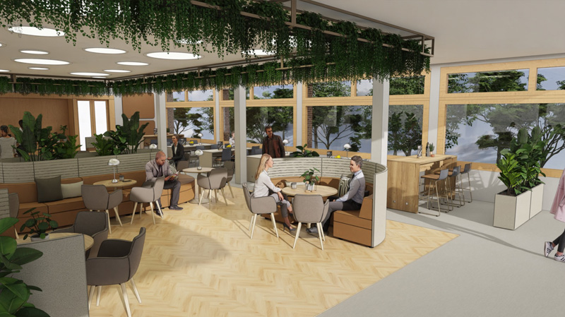 Rendering Büros der Firma FEBRÜ