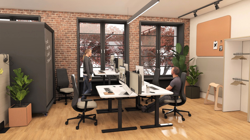 Rendering Büros der Firma FEBRÜ